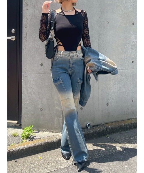 EVRIS（エヴリス） ジーンズ デニム デニムパンツ グラデーション