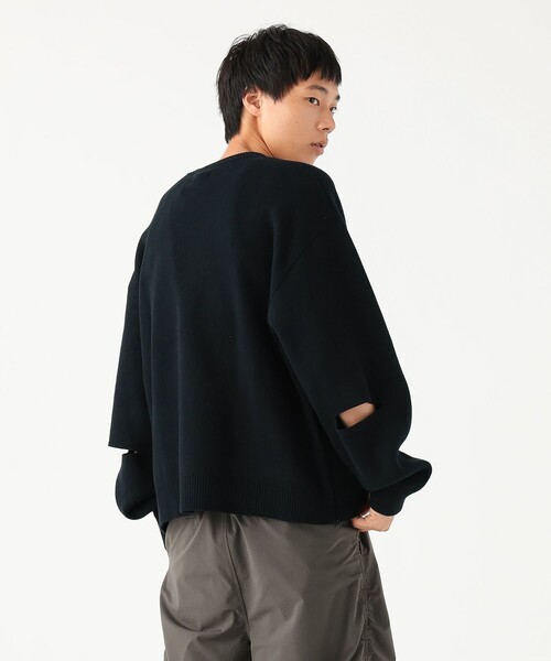 BEAMS（ビームス） セーター ニット ワイドショートフィット 12ゲージ