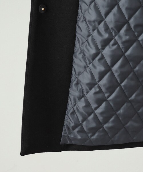 「OPAQUE.CLIP」 ノーカラーコート 40 ブラック レディース_画像5