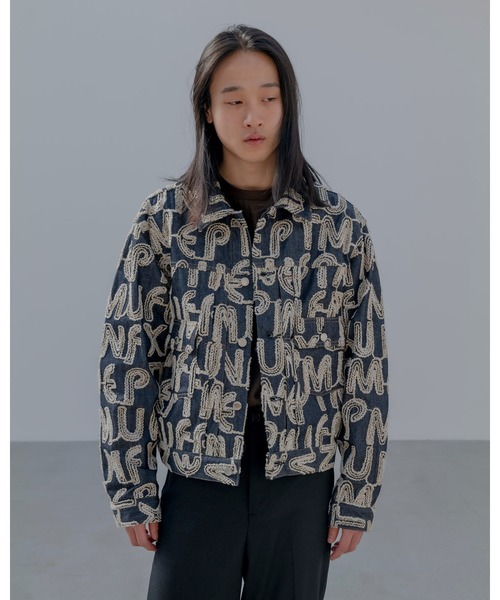 デニムジャケット gジャン OVERFLOW DENIM JACKET メンズ レディースの画像