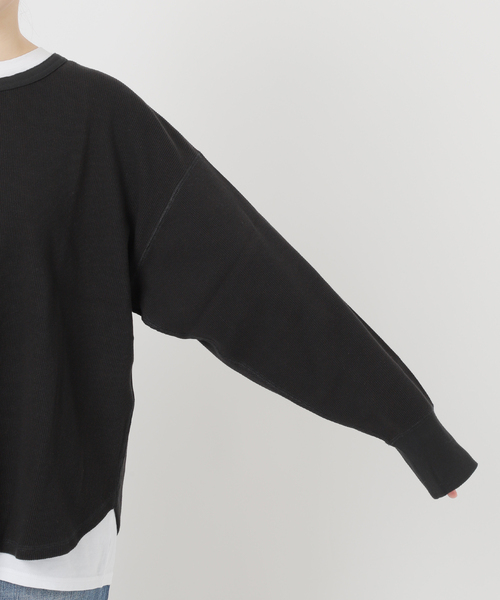 tシャツ 「追加」2枚SETヘンリーネックプルオーバー レディース Spick＆Span tシャツ 「追加」2枚SETヘンリーネックプルオーバー