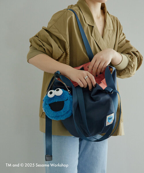 ear PAPILLONNER（イア パピヨネ） トートバッグ FREE ネイビー