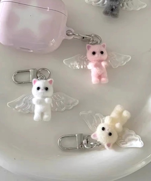 キーホルダー エンジェルねこキーリング : ZOZOTOWN Yahoo!店 - 通販
