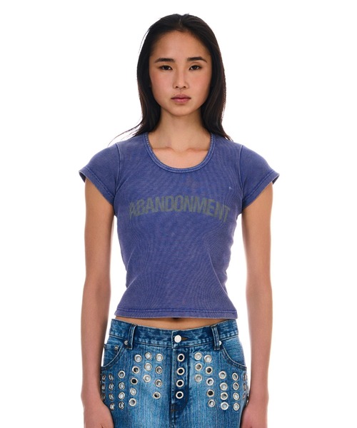 tシャツ USED LIKE LOGO TOPS レディース