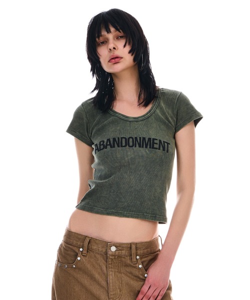 BEEDEN tシャツ 半袖 USED LIKE LOGO TOPS レディース : ZOZOTOWN