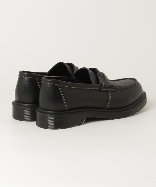 Dr. Martens 黒レザー ローファー フリンジ付き　UK4 Dr. Martens ブラックローファー フリンジ付き