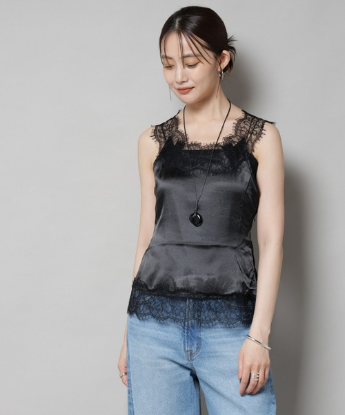 1回着用のみOperaSPORT フリルタンクトップ オペラスポーツ OPERA SPORT/オペラスポーツ】フリルタンクトップ（Tシャツ