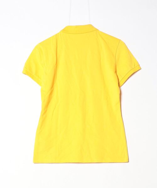「LACOSTE」 半袖ポロシャツ 38 イエロー レディース