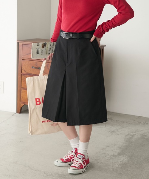 BONLECILL（ボンルシール） パンツ ブラッシュドピーチフロントタック