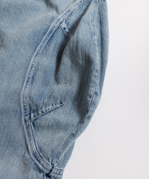 ワイドパンツ ジーンズ FDMTL/ファンダメンタル/DENIM T-FORM PANTS 3YR WASH メンズ レディースの画像
