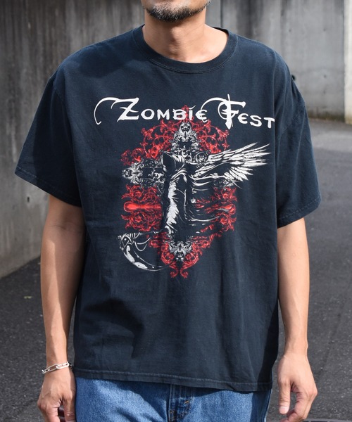 キルテッドシャツ GILDAN（ギルダン） tシャツ 「USED」GILDAN “Zombie Fest