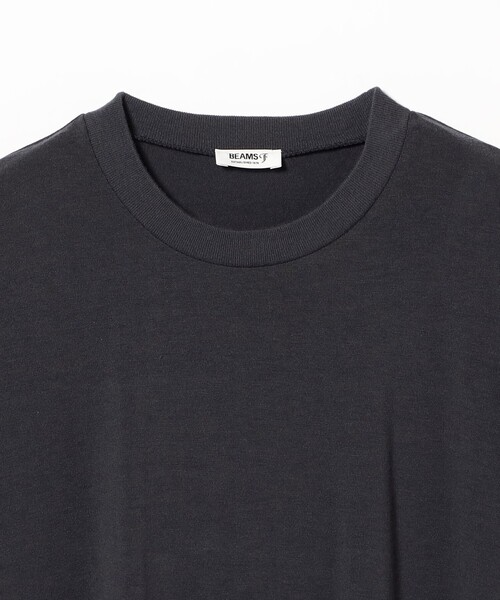 BEAMS F コットンショートスリーブニット ネイビー サイズ48