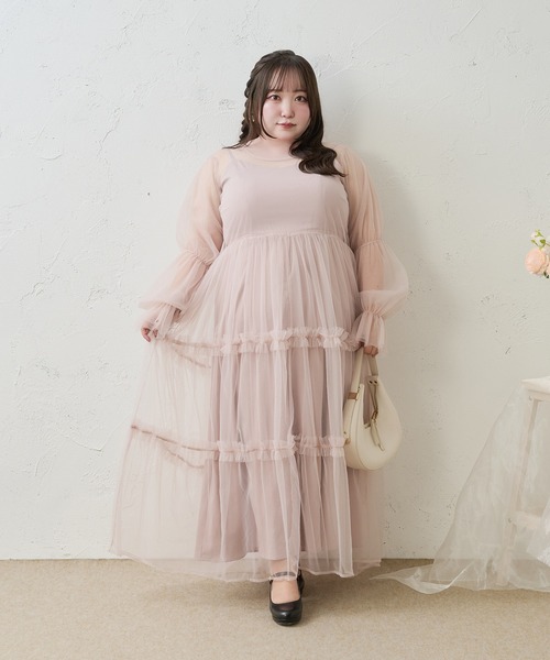 Louiosy（ルオシー） ワンピース 「Louiosy」「大きいサイズ」バック