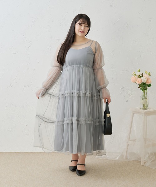 Louiosy（ルオシー） ワンピース 「Louiosy」「大きいサイズ」バック