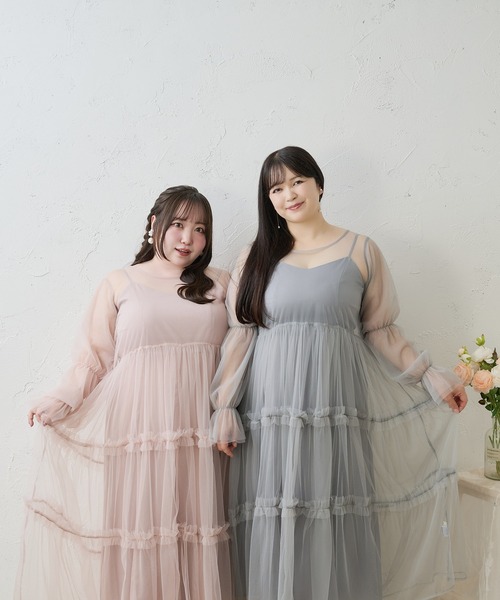 Louiosy（ルオシー） ワンピース 「Louiosy」「大きいサイズ」バック