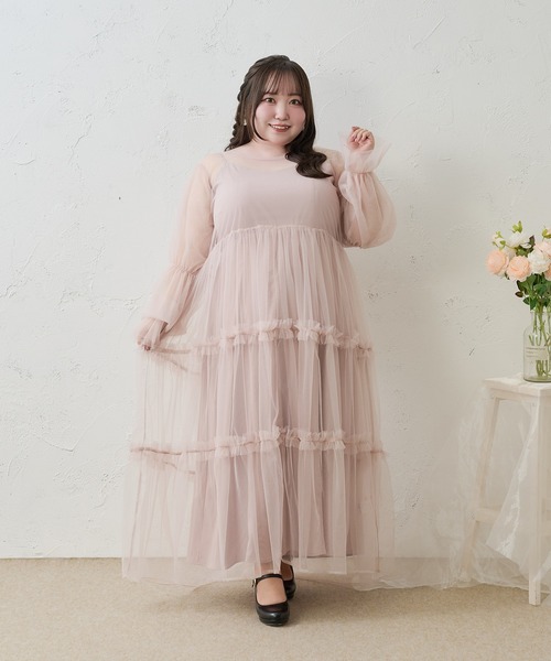 Louiosy（ルオシー） ワンピース 「Louiosy」「大きいサイズ」バック