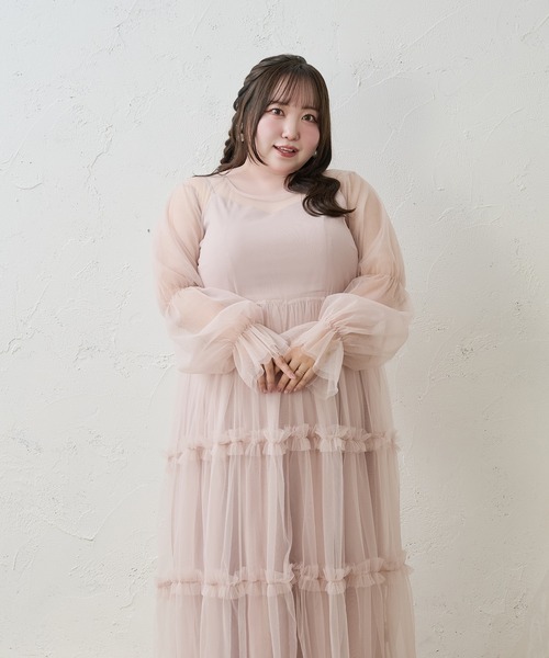 Louiosy（ルオシー） ワンピース 「Louiosy」「大きいサイズ」バック