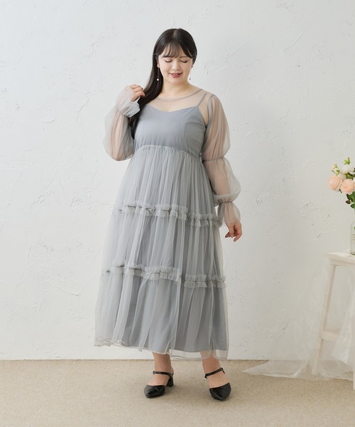 Louiosy（ルオシー） ワンピース 「Louiosy」「大きいサイズ」バック