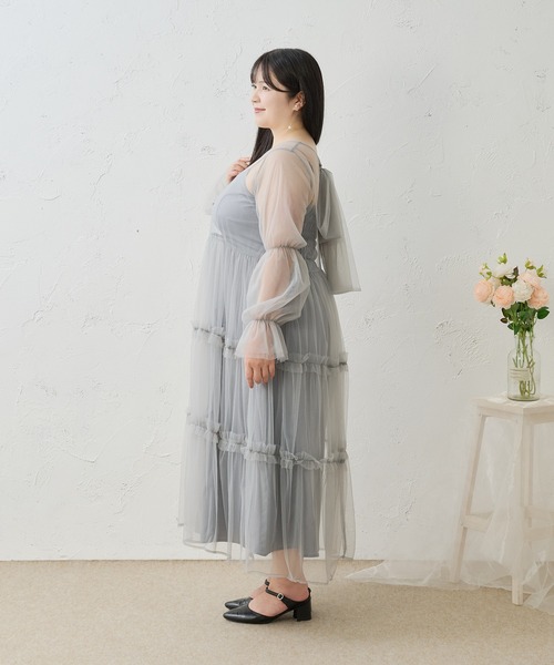 Louiosy（ルオシー） ワンピース 「Louiosy」「大きいサイズ」バック