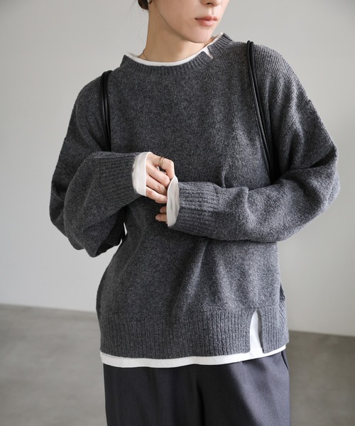 select MOCA（セレクトモカ） ニット セーター レイヤードライククルー