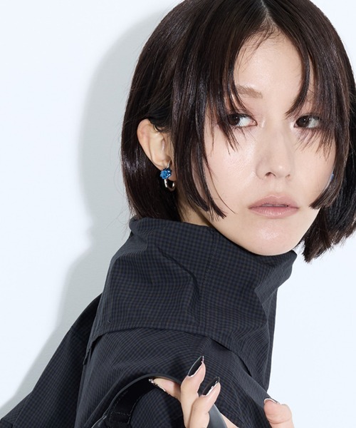 TOGA TOO コンチョピアス TOGA TOO/CONCHO EARCUFF/GREEN,SILVER | pain