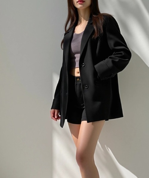 cammie ジャケット テーラードジャケット オーバーサイズテーラード