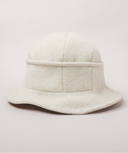 CA4LA カシラ M〜Lサイズ古着ウールハット ベージュベルクロ調整テープ付き CA4LA（カシラ） 帽子 ハット SWITCH HAT メンズ レディース