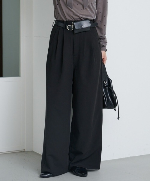 Kastane（カスタネ） ワイドパンツ スラックス パンツ 「WEB限定/全