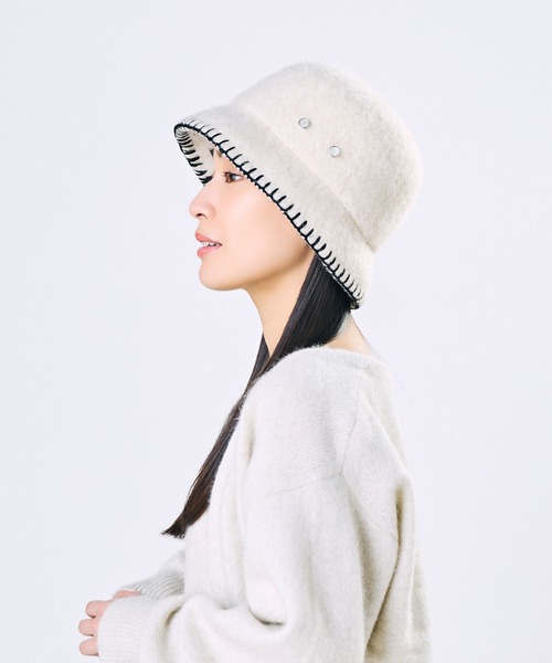 新品　CA4LA カシラ AUDREY FELT HAT2 ウール 帽子 CA4LA（カシラ） 帽子 ハット BLAN HAT S3 レディース メンズ
