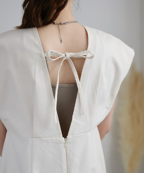 「sakishimatokyo」 ノースリーブワンピース FREE アイボリー レディース_画像4