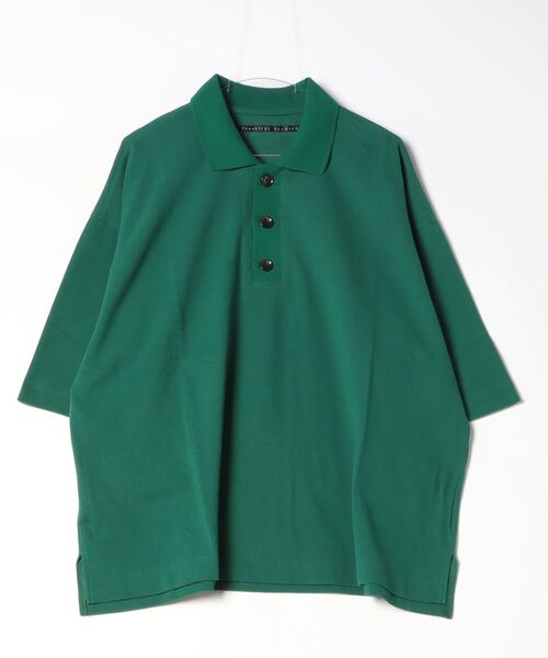 「my beautiful landlet」 半袖ポロシャツ 1 ブラウン メンズ_画像3