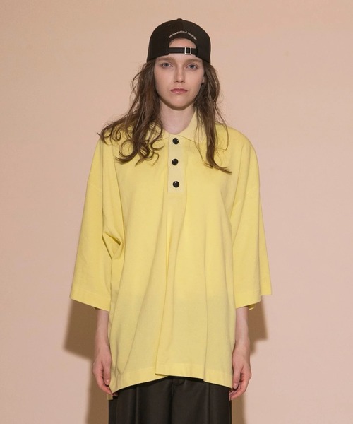 「my beautiful landlet」 半袖ポロシャツ 1 ブラウン メンズ_画像8