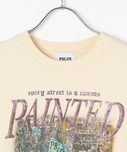 「PBLIM」 半袖Tシャツ FREE クリーム レディース_画像3