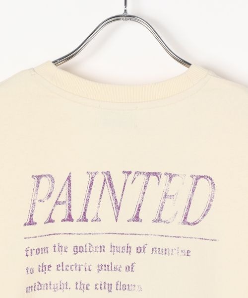 「PBLIM」 半袖Tシャツ FREE クリーム レディース_画像8