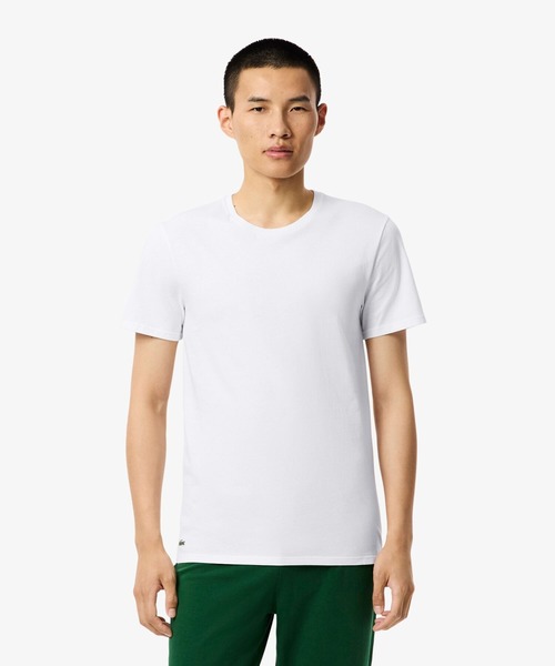 LACOSTE（ラコステ） tシャツ 「EC only」エッセンシャル クルーネック