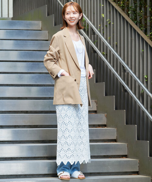 SLOBE IENA 「SLOBE IENA」 テーラードジャケット 38 ベージュ