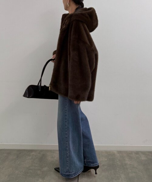 Loungedress（ラウンジドレス） ブルゾン アウター フードフェイク