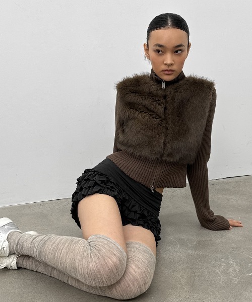 BLACKUP（ブラックアップ） コート アウター 「MADE」 ファーニット