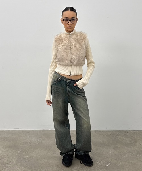 BLACKUP（ブラックアップ） コート アウター 「MADE」 ファーニット