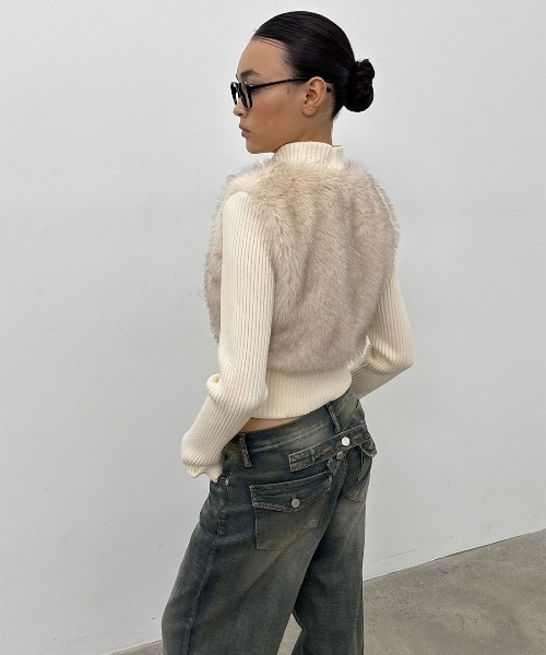 BLACKUP（ブラックアップ） コート アウター 「MADE」 ファーニット