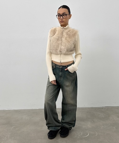 BLACKUP（ブラックアップ） コート アウター 「MADE」 ファーニット