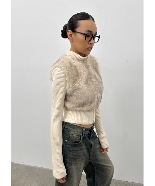 BLACKUP（ブラックアップ） コート アウター 「MADE」 ファーニット