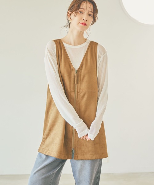 studio CLIP（スタディオクリップ） ベスト ジレ ダブルフロント