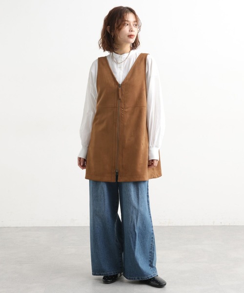 studio CLIP（スタディオクリップ） ベスト ジレ ダブルフロント