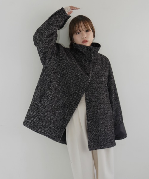 hellam（ヘラム） コート アウター 「sakippe×hellam」レザーカラー