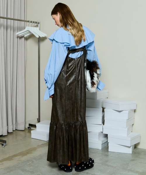 MAISON SPECIAL（メゾンスペシャル） ワンピース Vegan Leather Dress