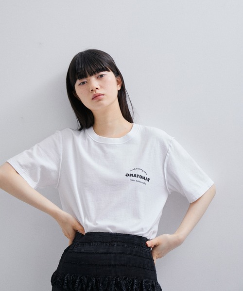「TANGTANG」 半袖Tシャツ S ホワイト レディース_画像7