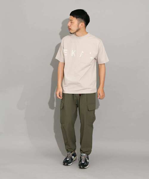 「EKAL」 半袖Tシャツ MEDIUM ブルー メンズ_画像5