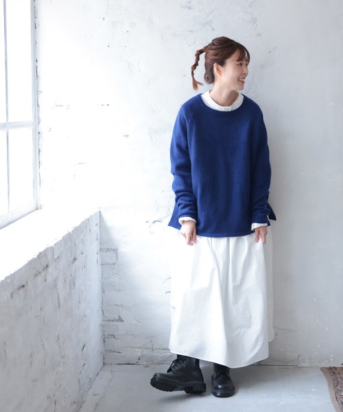 「soulberry」 長袖ニット L ブルー レディース_画像5