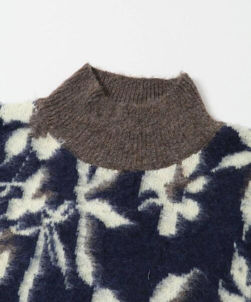 エトロ　ニット　総柄　ハイネック　アラベスク模様　ジャガード織り　シルク混　希少 ITEMS URBANRESEARCH（アイテムズ アーバンリサーチ） ニット セーター